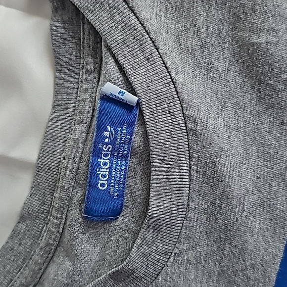 Vintage Adidas X Star Wars Shirt Adult Medium Gray Blue ATAT Walker Logo Tee Men - Picture 7 of 10